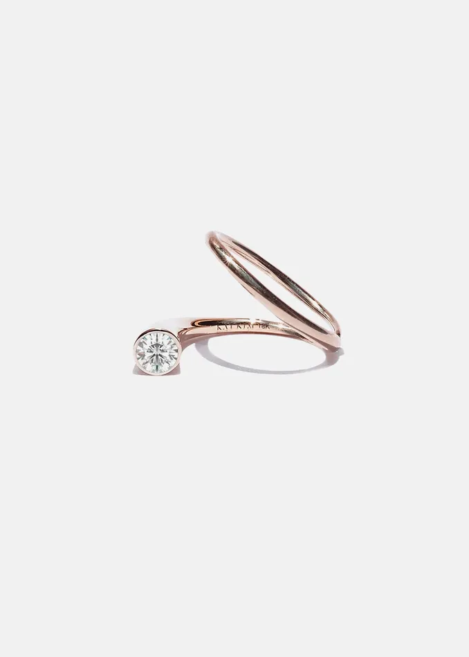 KATKIMfinejewelry Rings Grande Crescendo Flare Ring