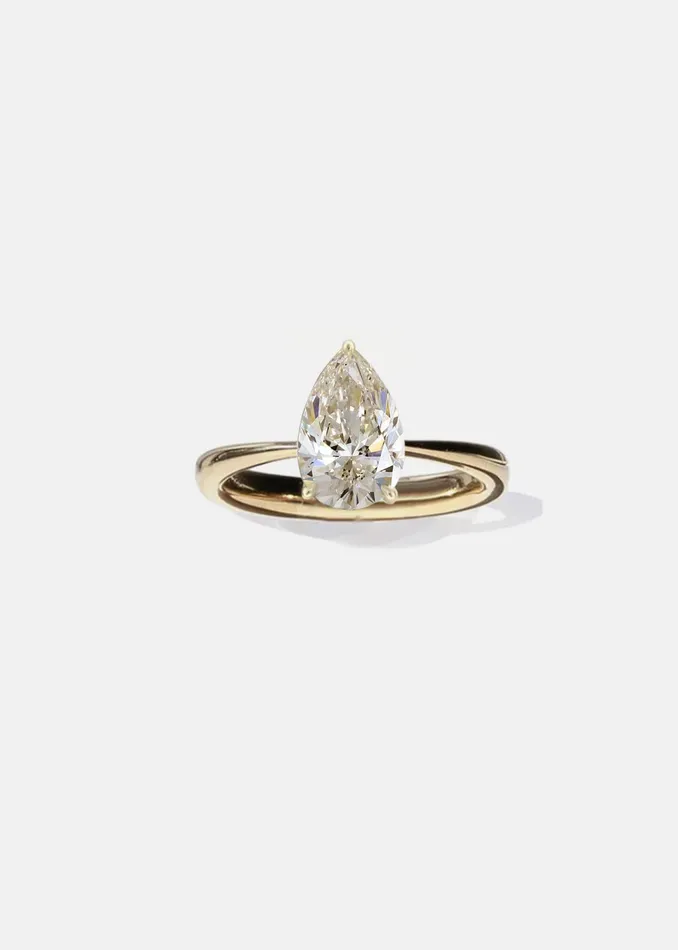 KATKIMfinejewelry Rings ternal Pear Diamond Ring