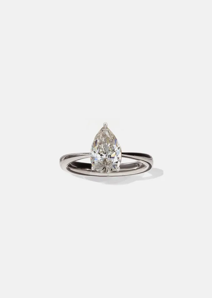 KATKIMfinejewelry Rings ternal Pear Diamond Ring