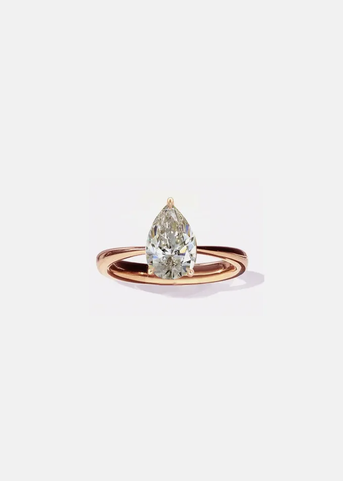 KATKIMfinejewelry Rings ternal Pear Diamond Ring