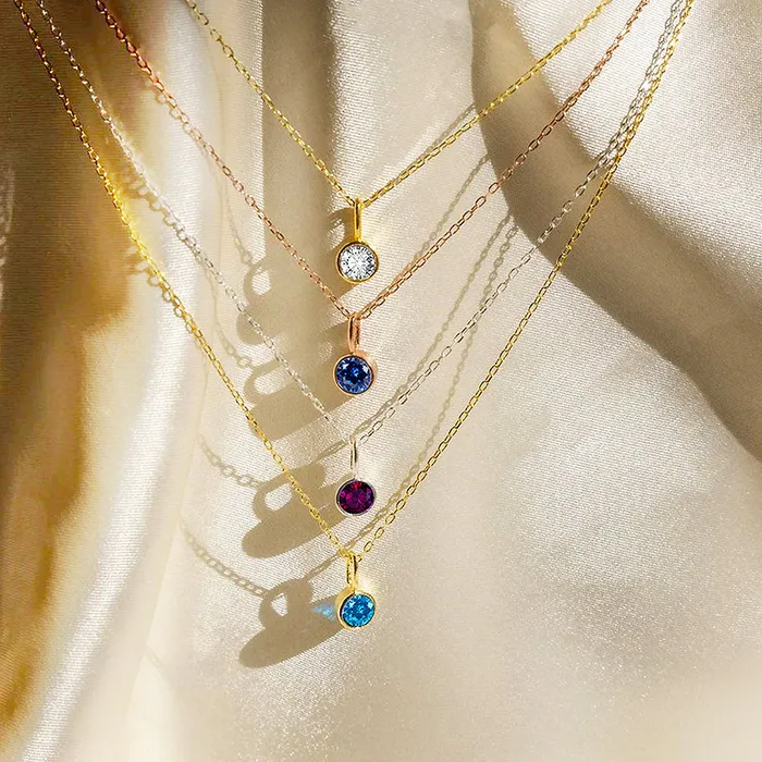 Luxe Collection Necklaces Luxe4351 Birthstone Necklace