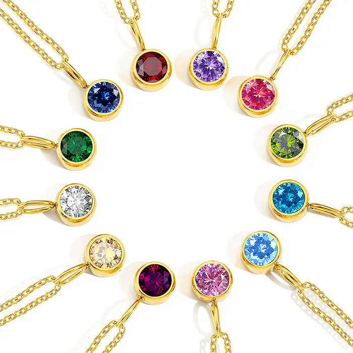 Luxe Collection Necklaces Luxe4351 Birthstone Necklace