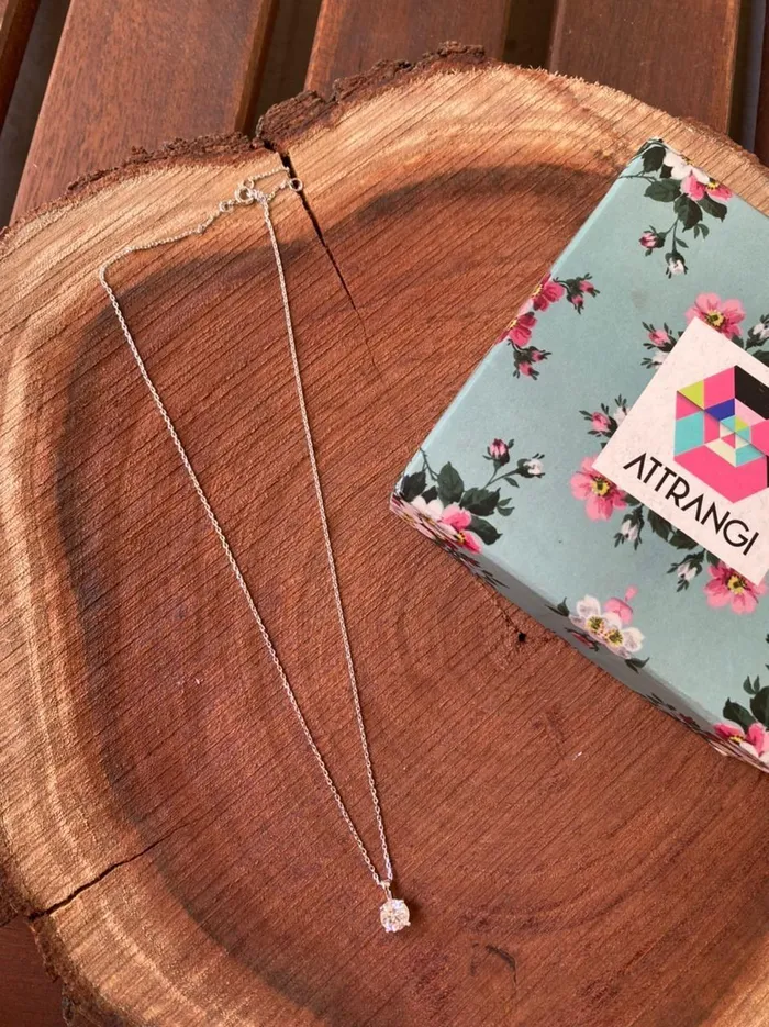Necklaces Attrangi Real Looking 90 Cents Round Pendant