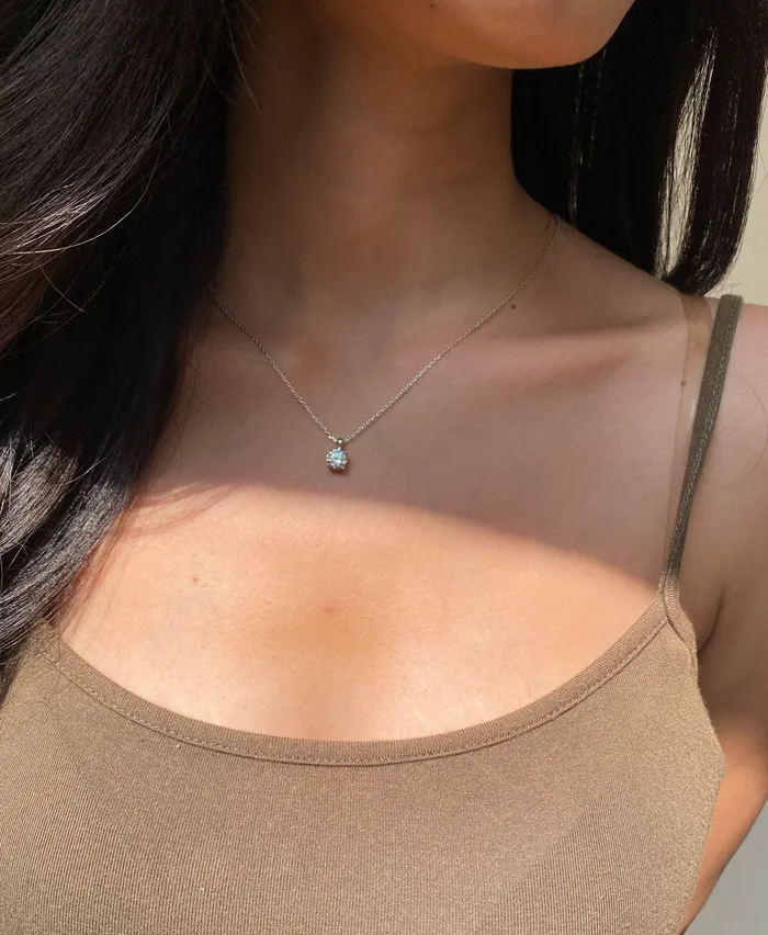 Necklaces Attrangi Real Looking 90 Cents Round Pendant