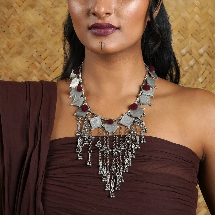 Necklaces Teejh Shatamana Coin Necklace Teejh