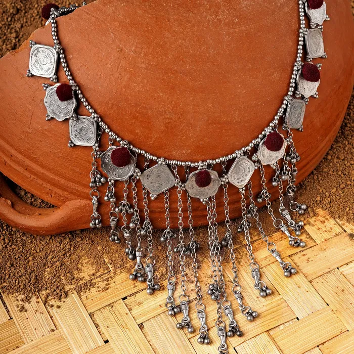 Necklaces Teejh Shatamana Coin Necklace Teejh