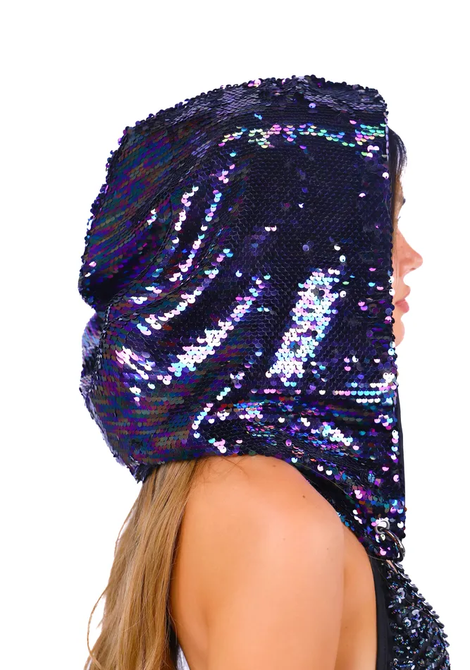 Necklaces THE LUMI SHOP Amethyst Sequin Hood