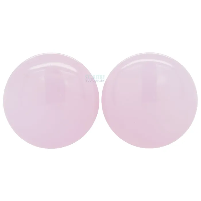 Oracle Body Jewelry Earrings Stone Plugs Lilac Quartz