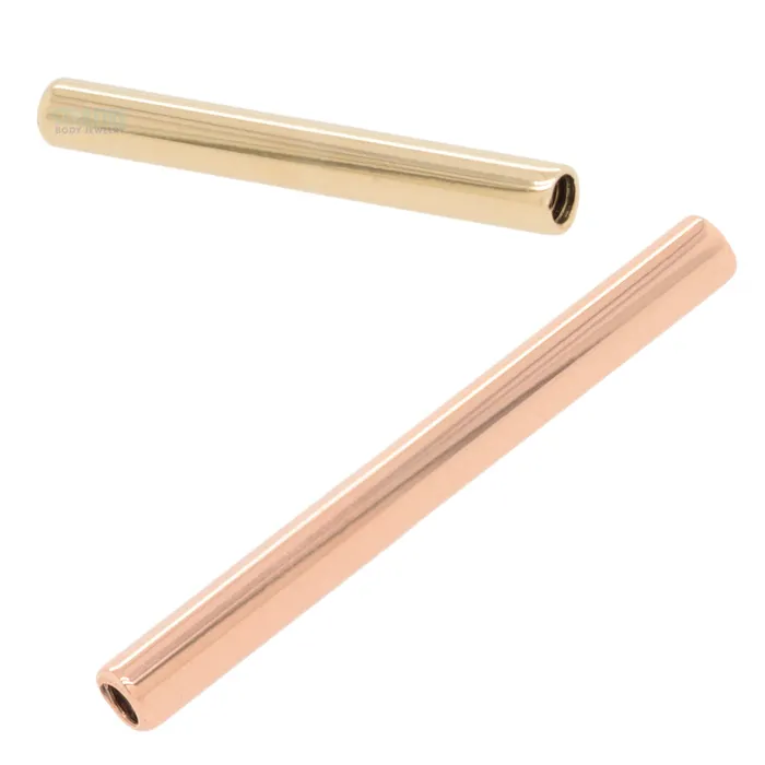 PreStyled Sets Body Vision BVLA Gold Threaded Straight Barbell Shaft