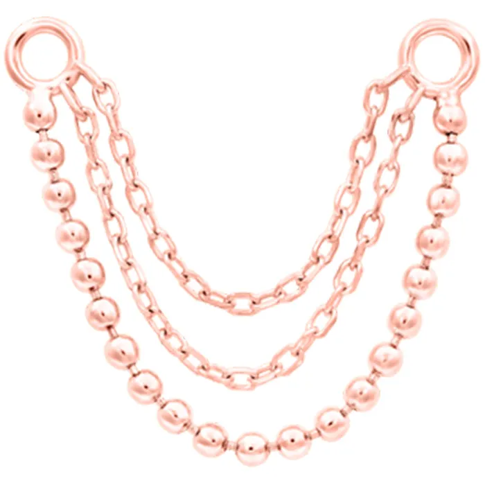 Quinn Chain Attachment in Gold Junipurr Jewelry Earrings