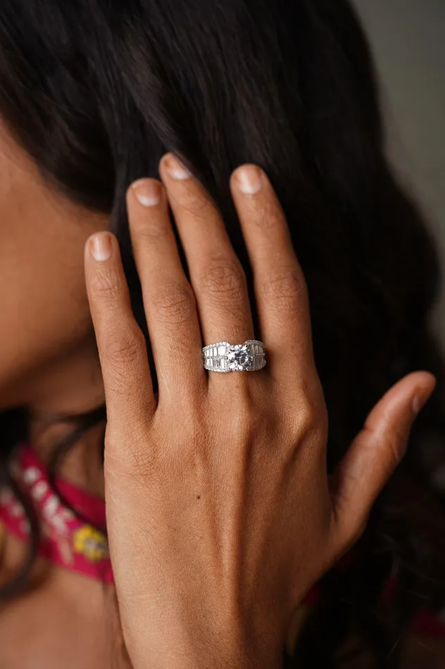 Rings attrangi1 Khaleesi Baguette Wing Ring