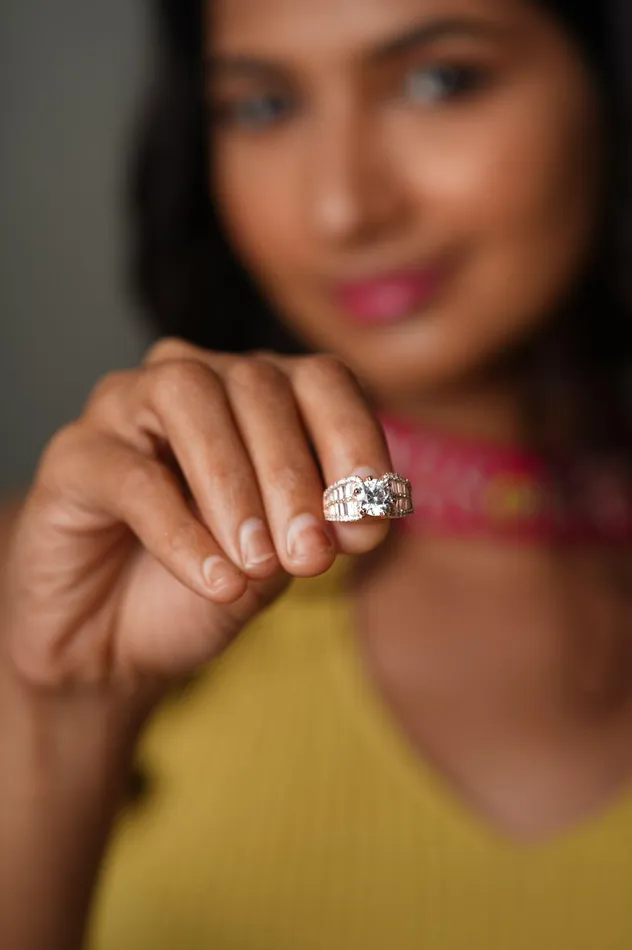 Rings attrangi1 Khaleesi Baguette Wing Ring