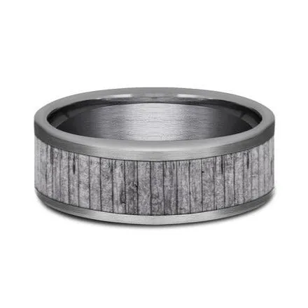 Rings Benchmark Tantalum Band with Wood Split Finish
