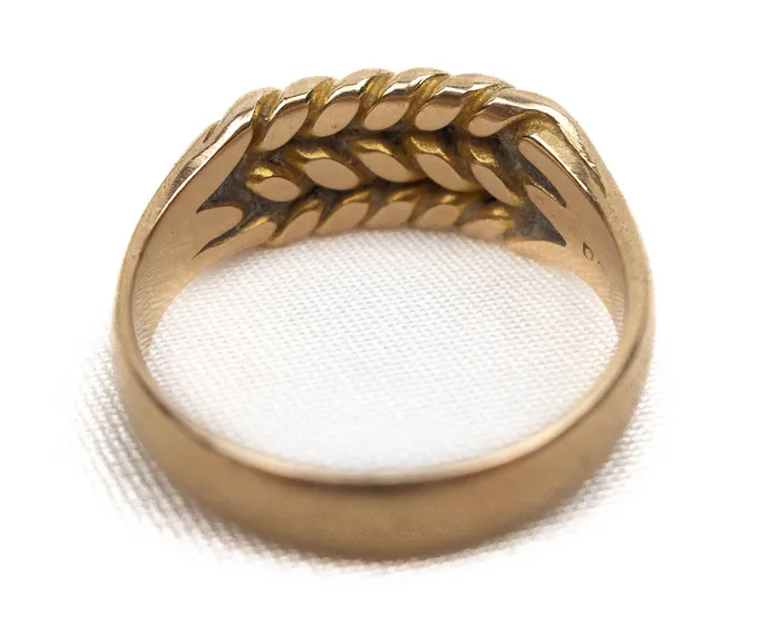 Rings Isadoras A Edwardian 18KT Braided Keeper Ring Rings Isadoras A Edwardian 18KT Braided Keeper Ring
