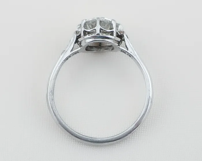 Rings Isadoras R Art Deco 134Carat Diamond Solitaire