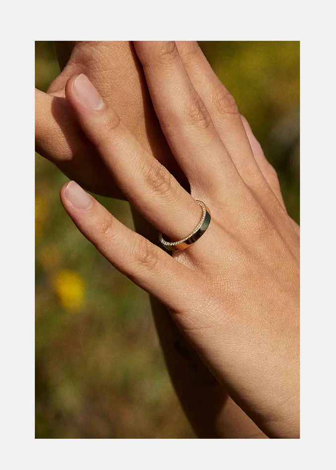 Rings KATKIMfinejewelry Mini Diamond Oasis Band
