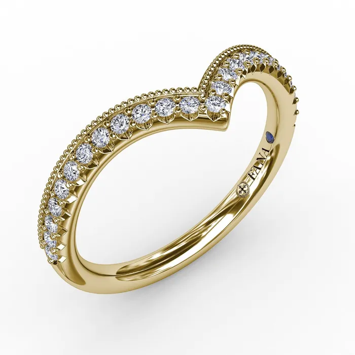 Rings V Diamond Band 021ctw Fana
