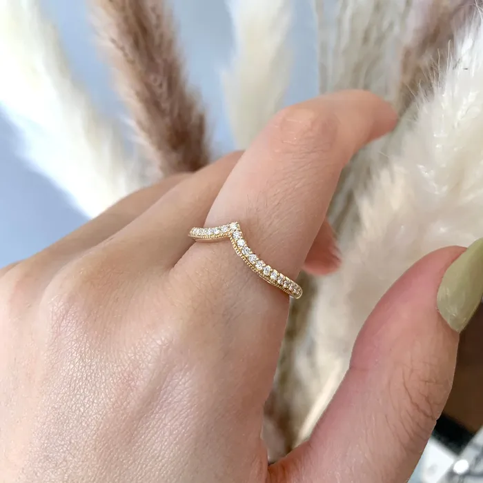 Rings V Diamond Band 021ctw Fana Rings V Diamond Band 021ctw Fana