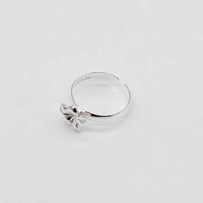 rosamarianas Rings 925 Sterling Silver Tasi Single Plumeria Toe Ring