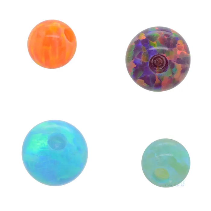 Safe Products Earrings Opal Captive Bead