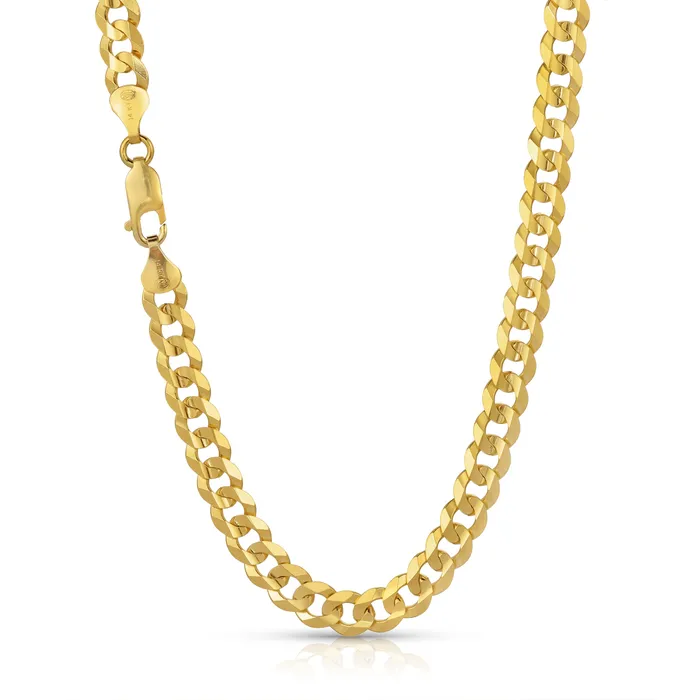 Saints G Necklaces 70MM Flat Curb Chain
