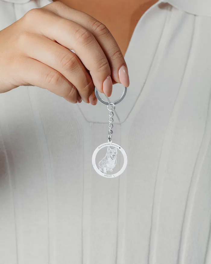 Silvercut Original Necklaces Halo Keychain Silvercut Original Necklaces Halo Keychain