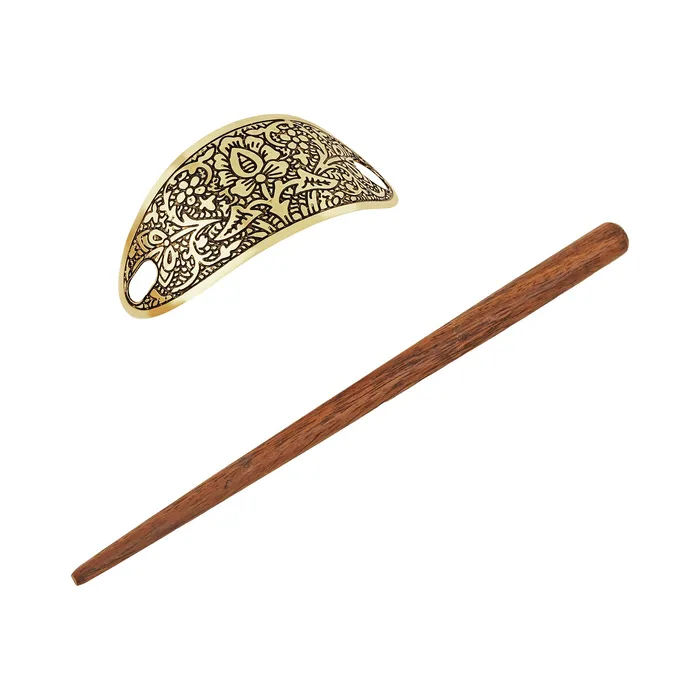 Teejh Earrings Teejh Akanksha old lossy Bun Stick