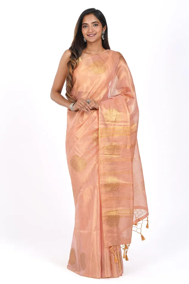 Teejh Earrings Teejh Bhavya Tissue Silk Saree