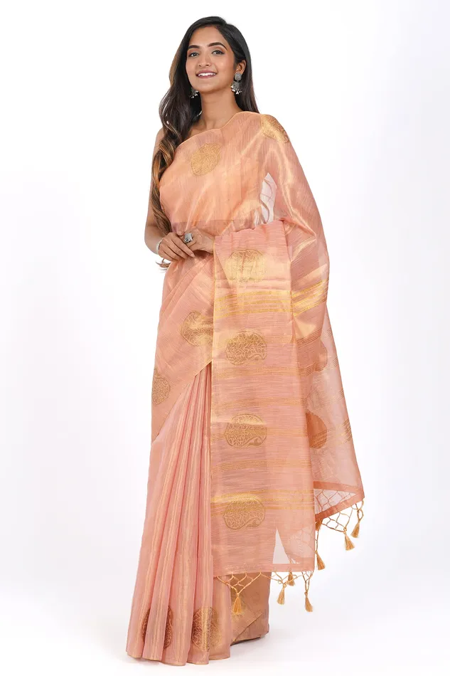 Teejh Earrings Teejh Bhavya Tissue Silk Saree