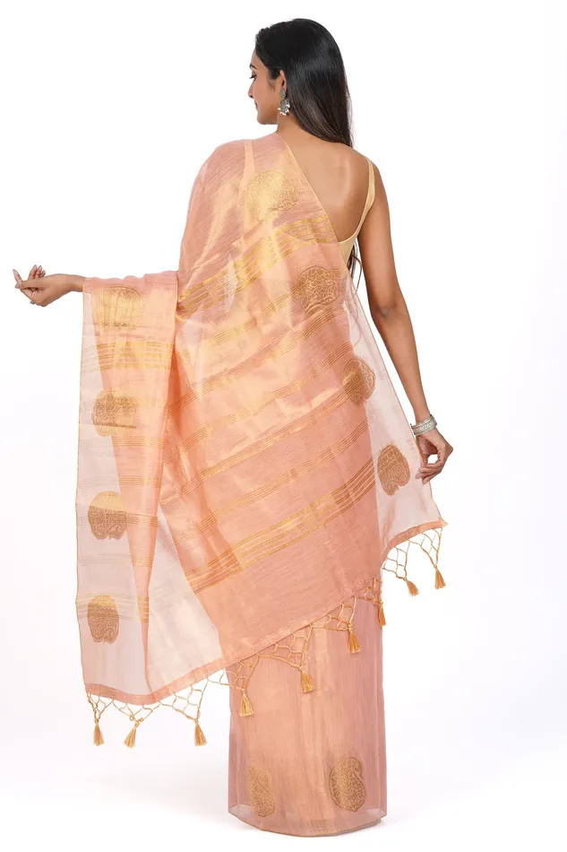 Teejh Earrings Teejh Bhavya Tissue Silk Saree