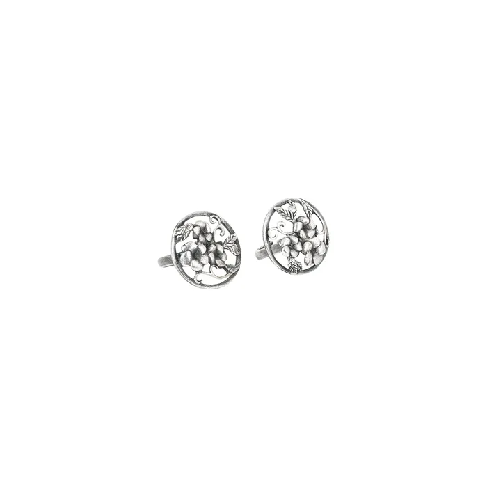 Teejh Rings Teejh Daar Silver Oxidised Toe Rings