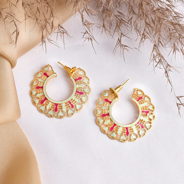 Teejh Teejh Aamani Light Green Earrings Earrings
