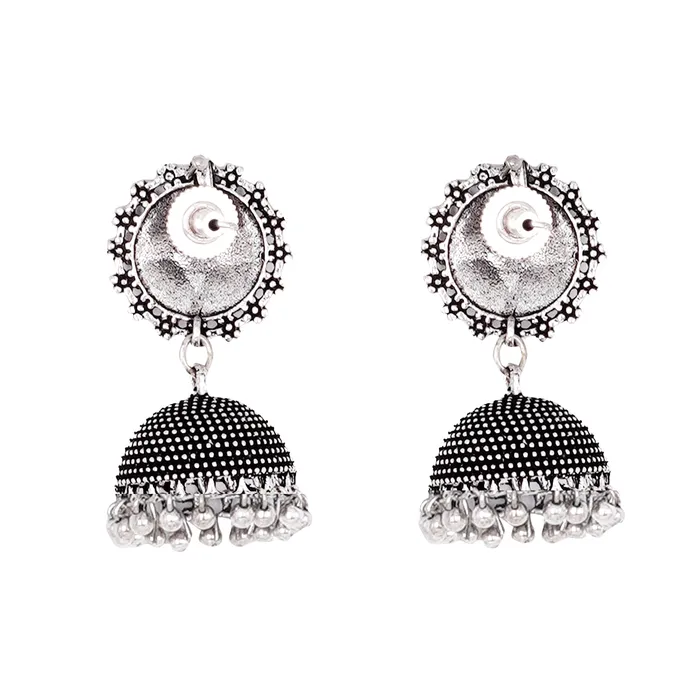 Teejh Teejh Eshal Silver Oxidised Jewelry Gift Set Rings Teejh Teejh Eshal Silver Oxidised Jewelry Gift Set Rings