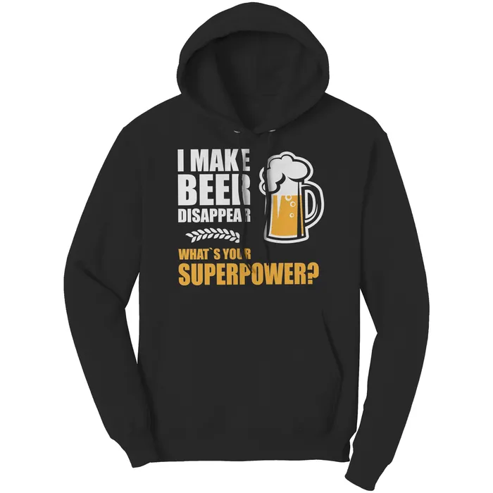teelaunch Earrings I Make Beer Disappear Hoodie