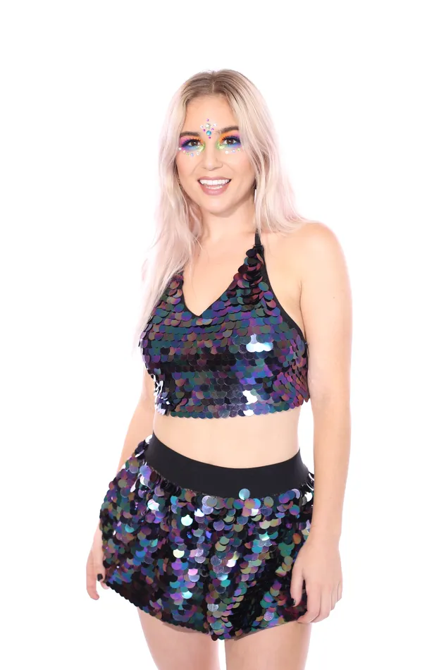 THE LUMi SHOP Earrings Aura Unicorn Sequin Skirt Small Sequins
