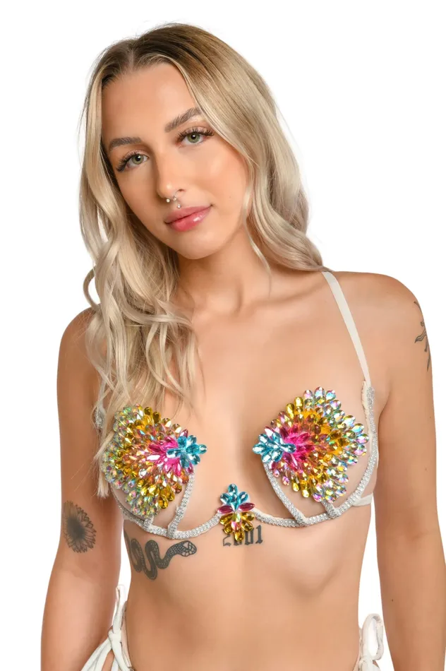 THE LUMI SHOP Earrings Flower Dreams Carnival Bra Top