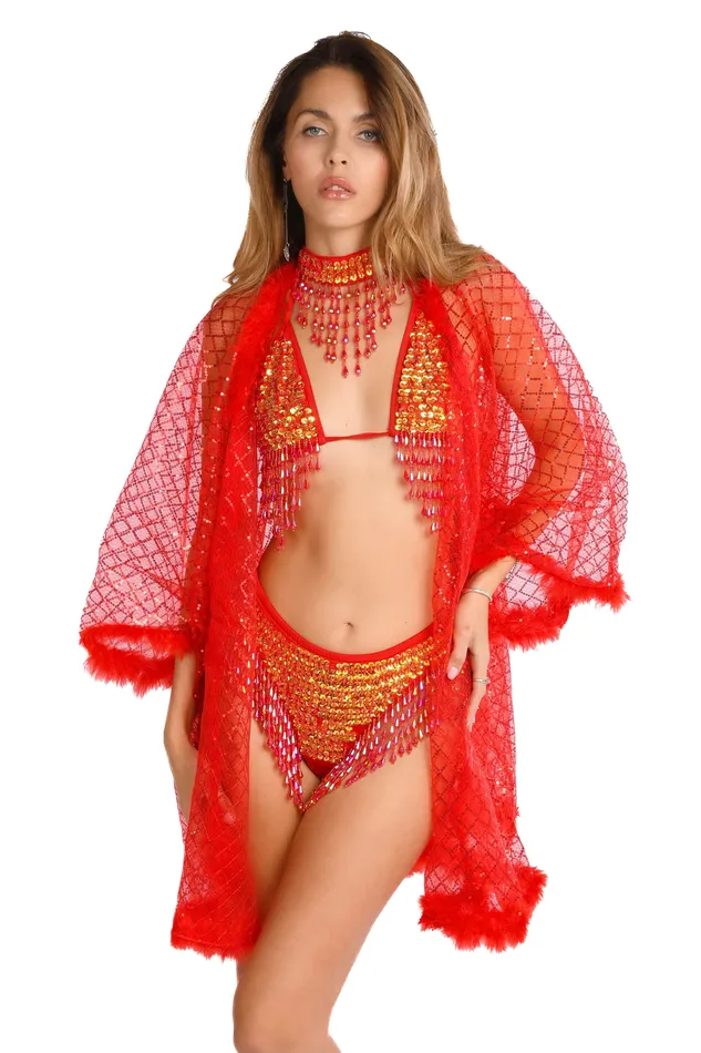 THE LUMI SHOP Earrings FULL OUTFIT Fire Ablaze