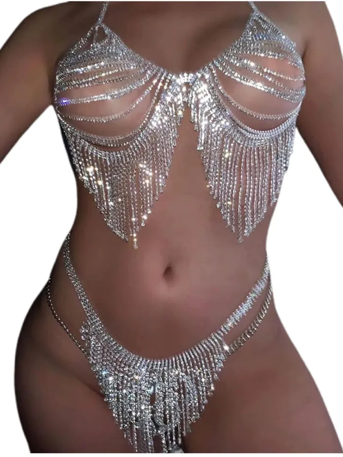 THE LUMi SHOP Earrings Moon Crystal Body Jewelry Set