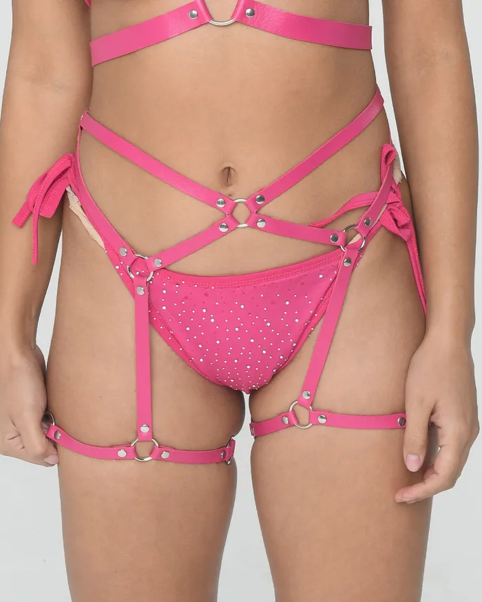 THE LUMi SHOP Earrings Rose Pink Leg Harness