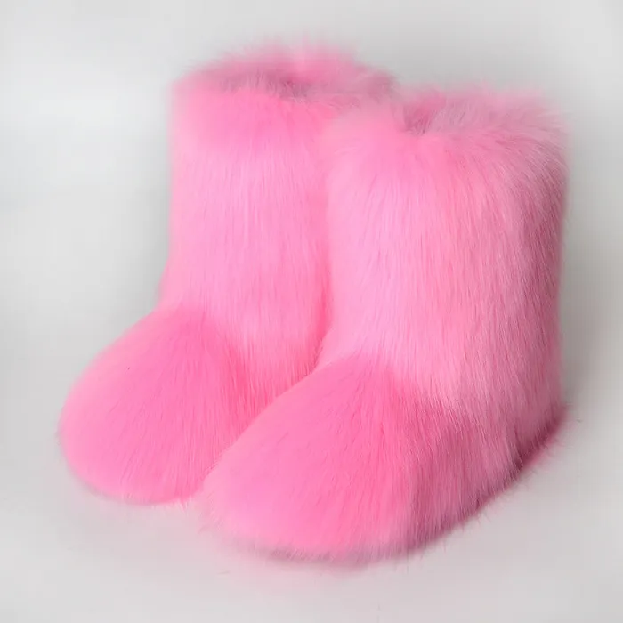 THE LUMI SHOP Necklaces Baby Pink Fuzzy Boots