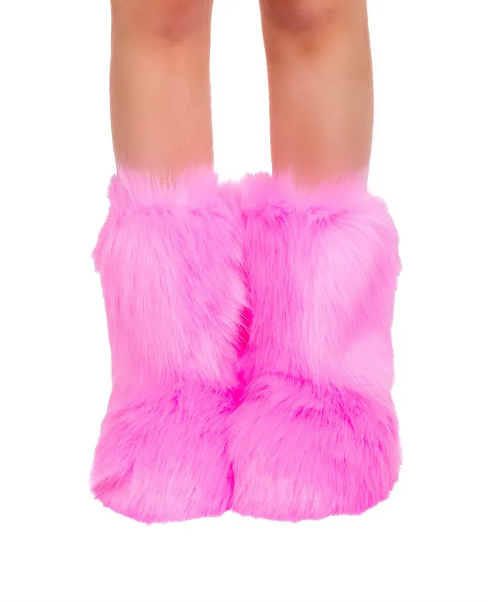 THE LUMI SHOP Necklaces Baby Pink Fuzzy Boots
