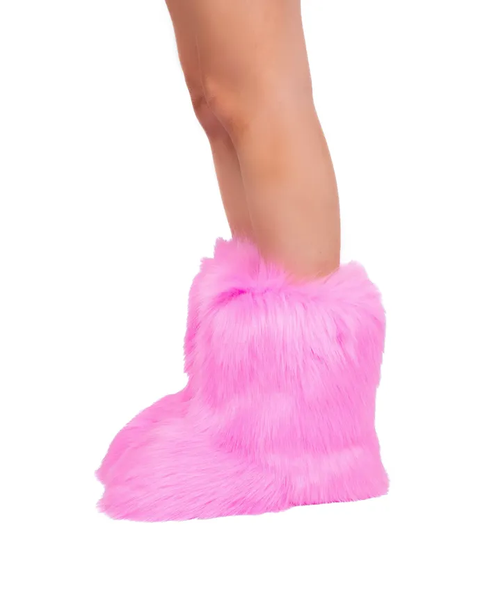 THE LUMI SHOP Necklaces Baby Pink Fuzzy Boots