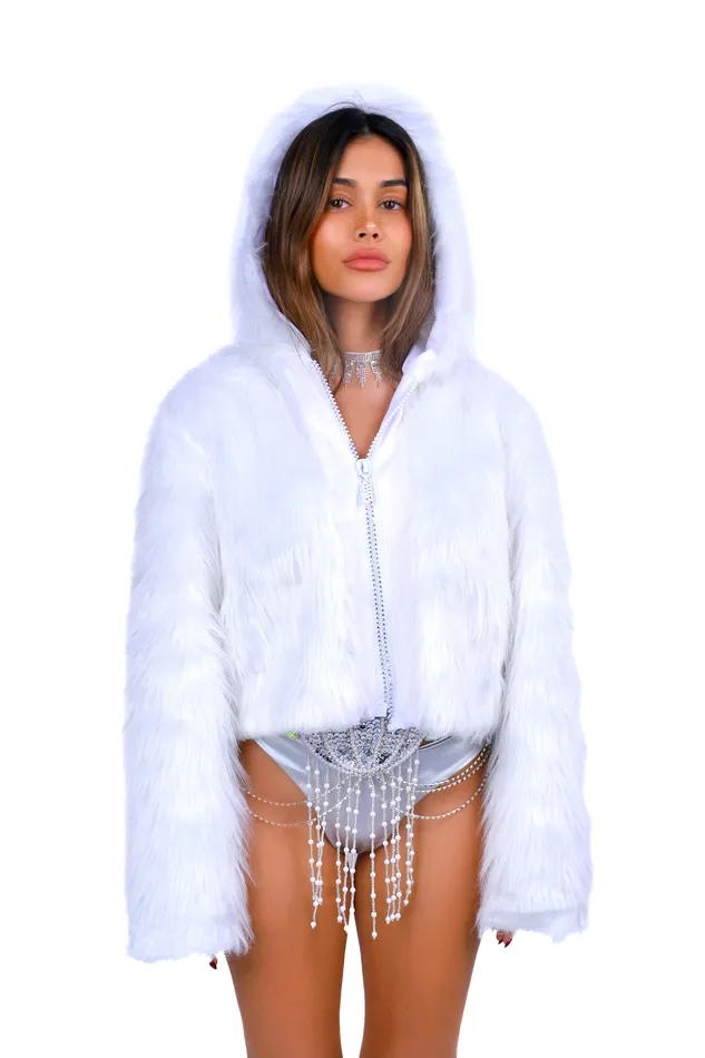 THE LUMI SHOP Necklaces FULL OUTFIT Fuzzy Silver Snow Mermaid 5 pcs