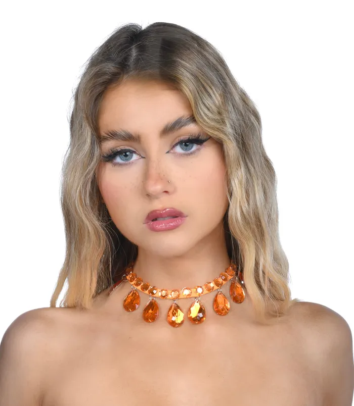 THE LUMI SHOP Necklaces Orange Blossom Carnival Necklace