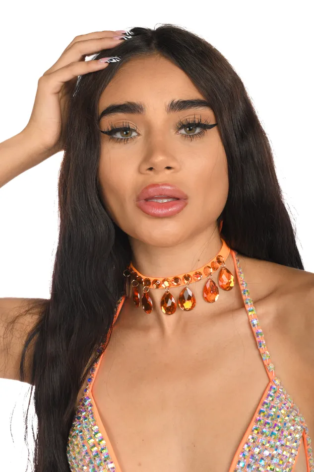 THE LUMI SHOP Necklaces Orange Blossom Carnival Necklace