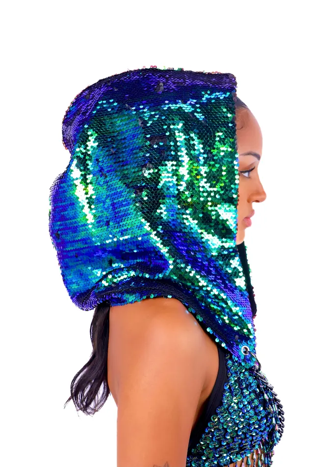 THE LUMI SHOP Rings Forest Sequin Hood