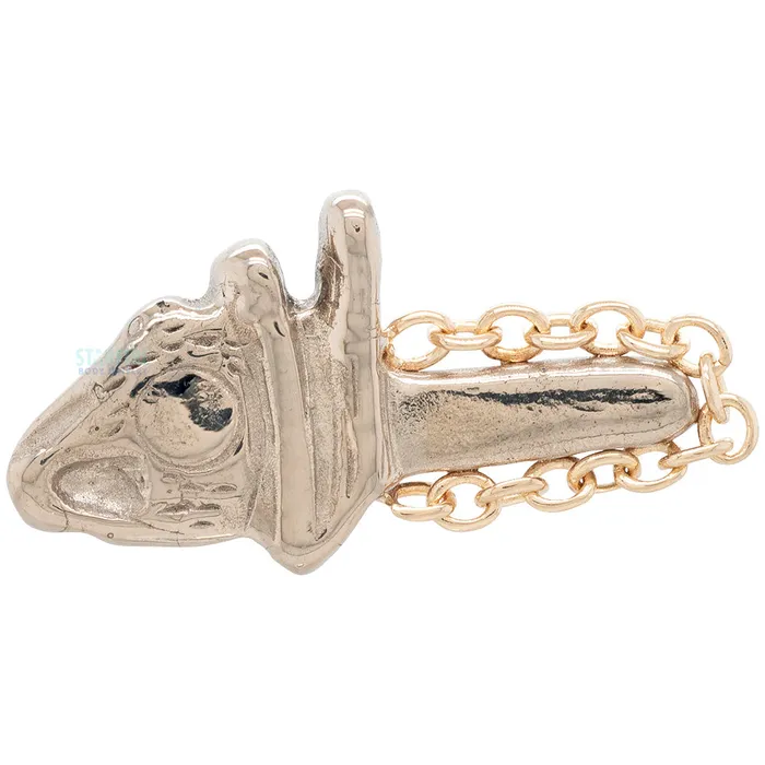 threadless Ash End in Gold SO Fine Jewelry Earrings