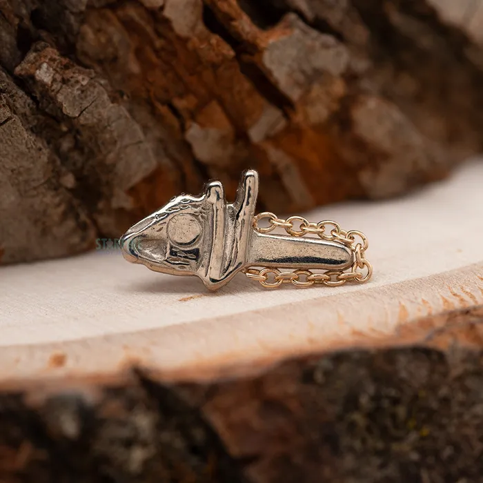 threadless Ash End in Gold SO Fine Jewelry Earrings