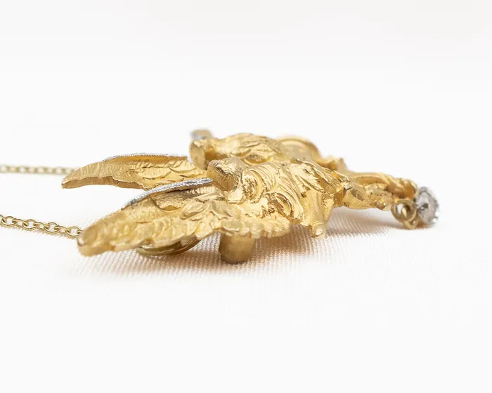 Victorian Double Bird Pendant Isadoras LD Necklaces