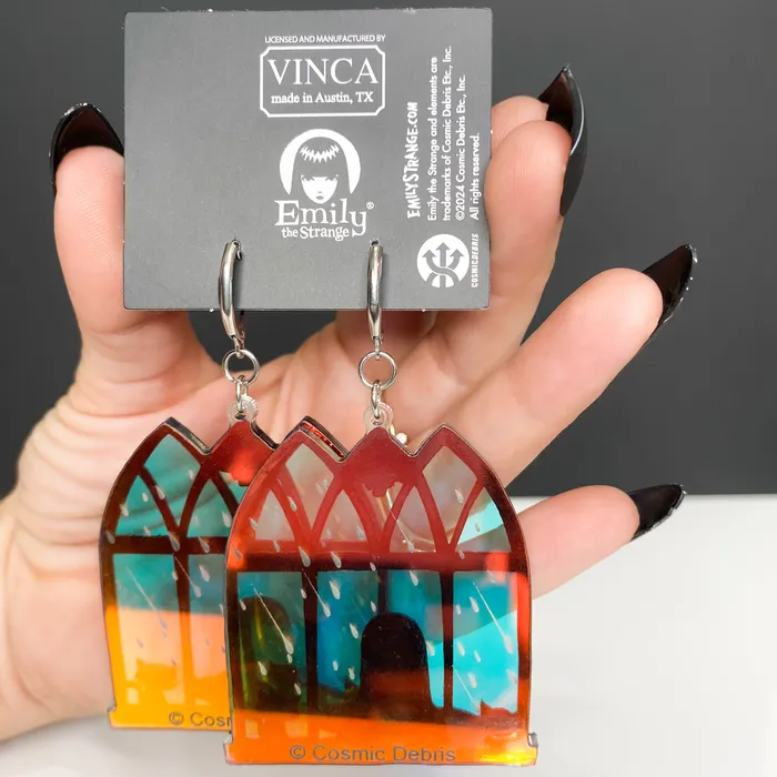 VincaUSA Earrings Emily The Strange Have A Nice Day Ear Hooks